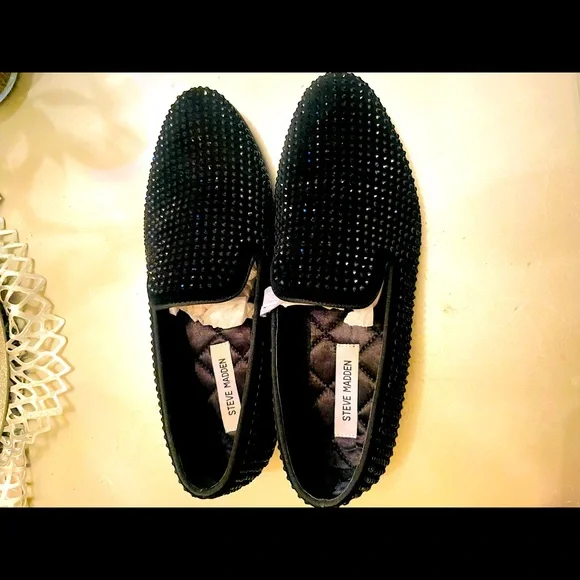 Mens Steve Madden Caviarr Black Smoke Shoes - Picture 3 of 5